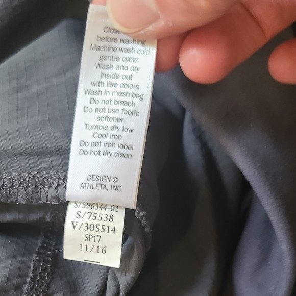 Athleta gray Pants Womens Trekkie Jogger 2.0 Hiking size 8 - Picture 7 of 8